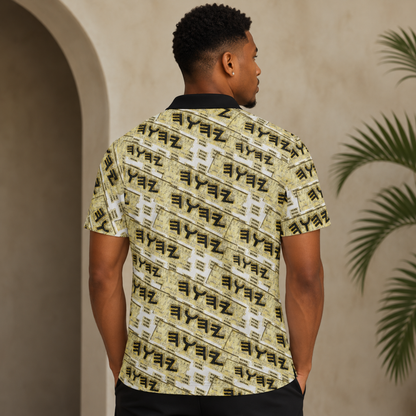Tetragrammaton Tiling (01): Maximalist Monarchy | Men’s Slim Fit Polo