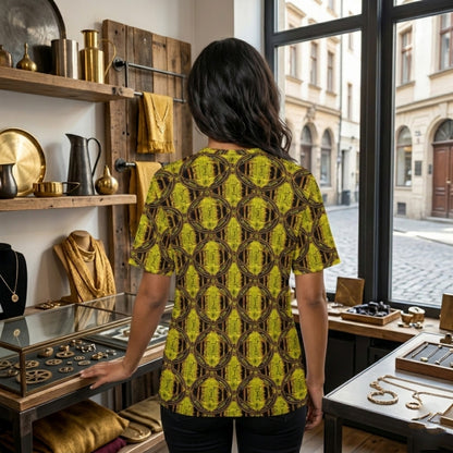 Hebrew World 02-01 Ladies Designer Cotton T-shirt (5 colors)