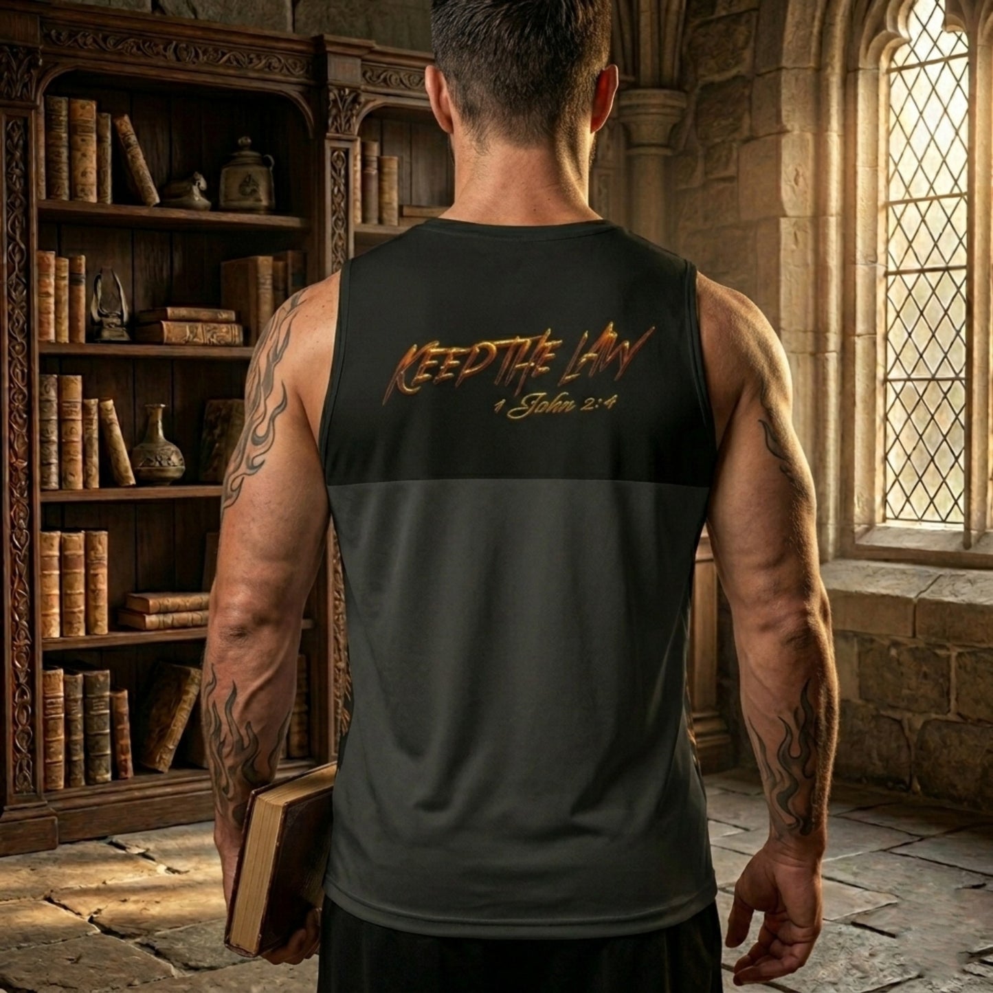 Commandment Keepers 01-01 Men's Designer Sleeveless Cotton T-shirt