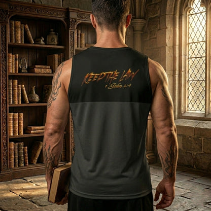 Commandment Keepers 01-01 Men's Designer Sleeveless Cotton T-shirt