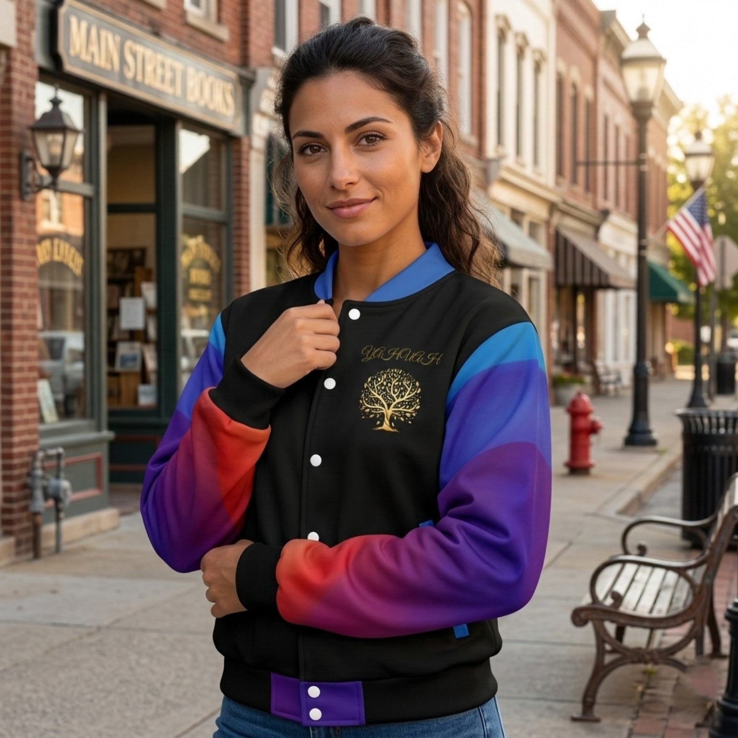Yahuah: Tree of Life (01-02) - Royal Raiment | Varsity Jacket | Hebrew Streetwear