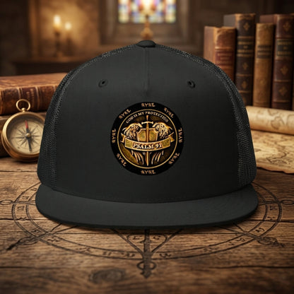 The Shield of Sovereign Defense | 5 Panel Trucker Cap | 4 colors