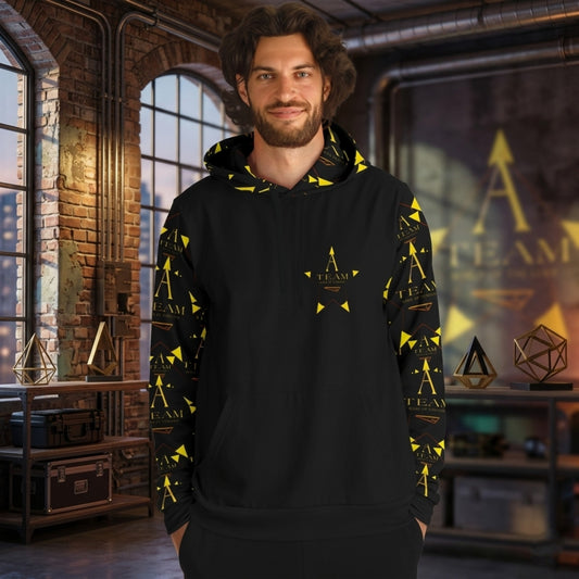 A-Team 02-01 Men's Designer Triblend Fleece Hoodie