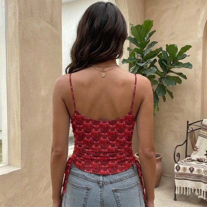 Floral Embosses (02): Shani Petal Heart | Drawstring Camisole