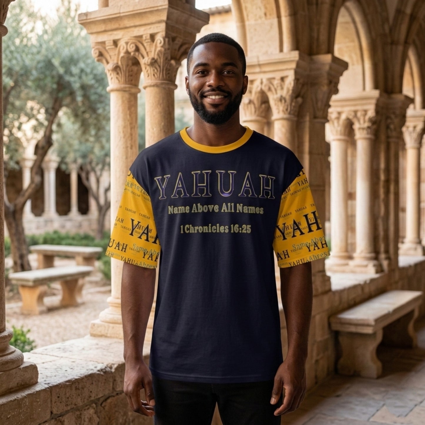 Yahuah-Name Above All Names 02-01 Half Sleeve Cotton Unisex T-shirt