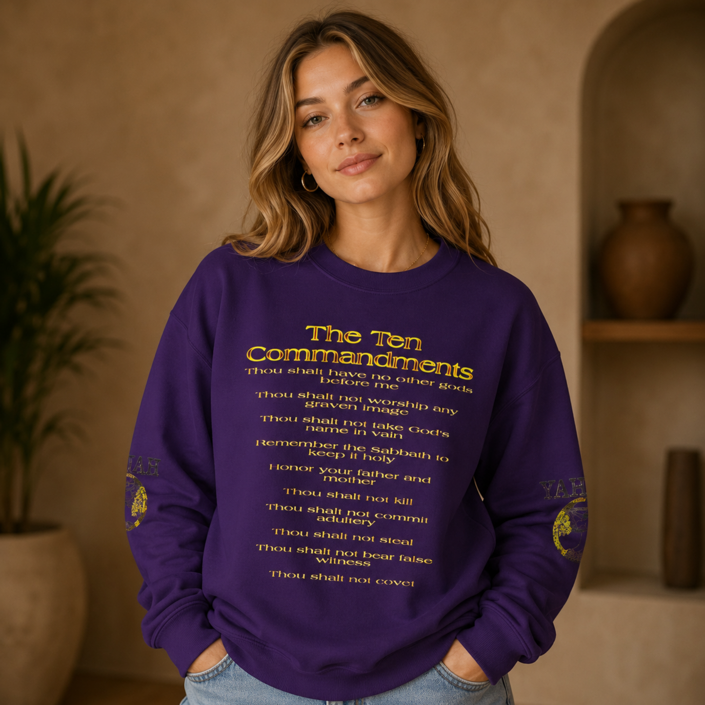 The Ten Commandments (01) | Unisex Heavy Blend Sweatshirt | 6 Colors