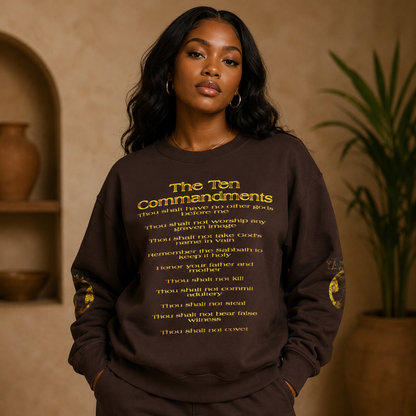 The Ten Commandments (01) | Unisex Heavy Blend Sweatshirt | 6 Colors