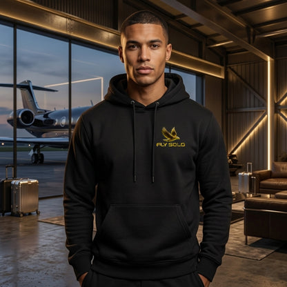 Unity in Solitude (01) "Fly Solo" | Men's Cotton Blend Hoodie | 5 colors