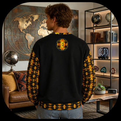 Hebrew World 01-02 Royal Radiance Heavyweight Oversized Unisex Sweatshirt