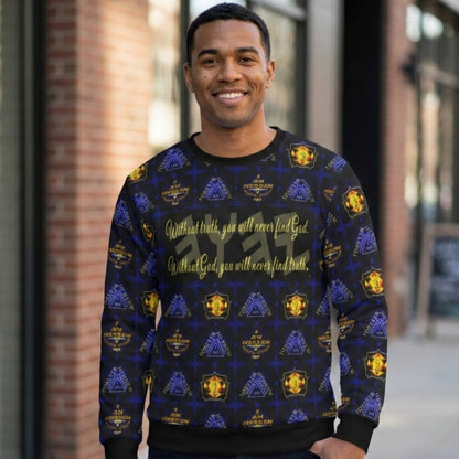 Truth Illustrated 01-01 Men's Designer French Terry Sweatshirt