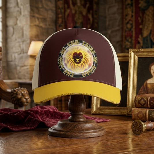 Yahusha-The Lion of Judah 03-01 Designer Peaked Cap