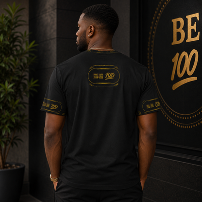 "Be 100" (01) | Men's Cotton Blend Tee