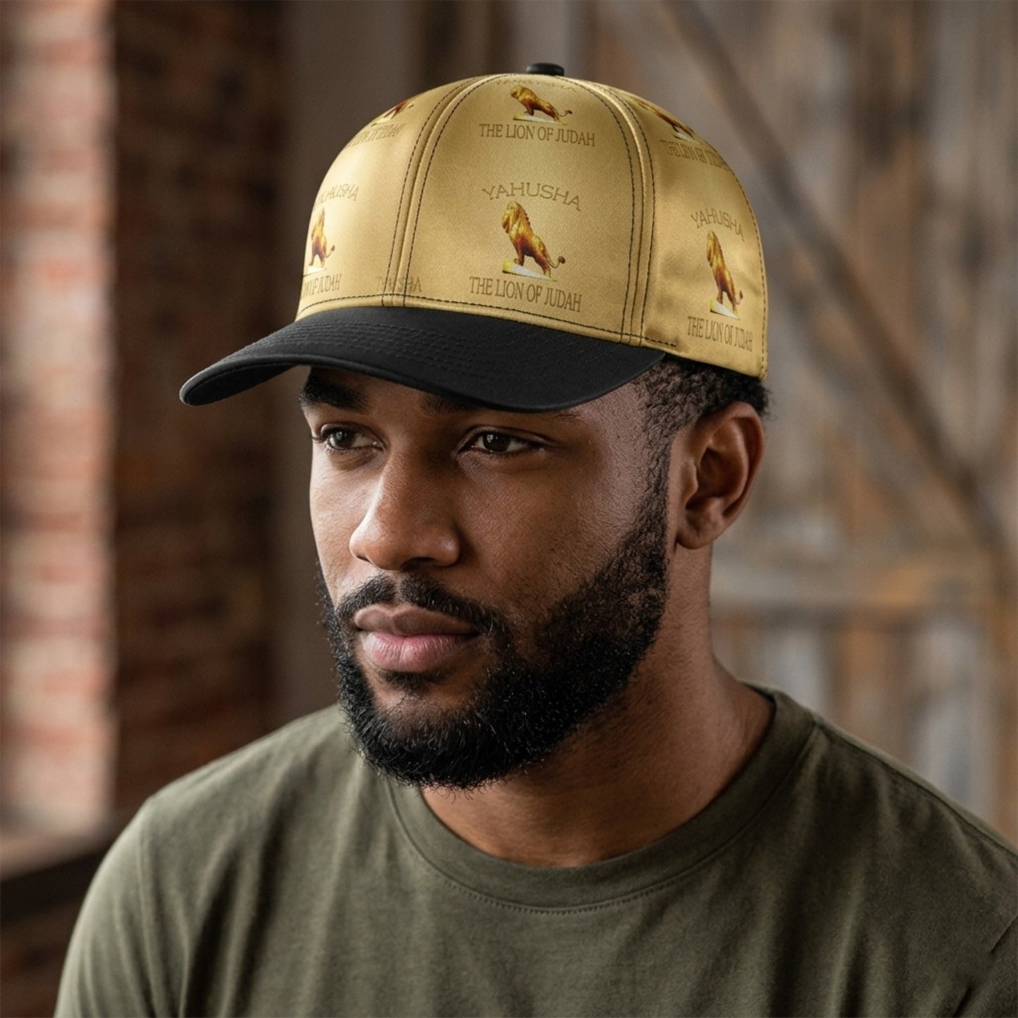 Yahusha-El León de Judá 01 Gorra de béisbol de diseñador 