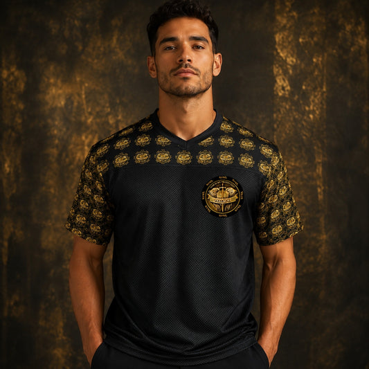 The Shield of Sovereign Defense | Boxy Football Jersey