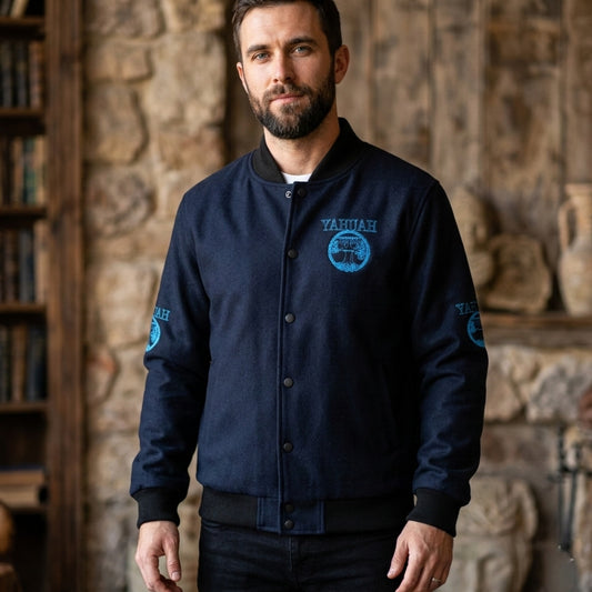 Yahuah-Tree of Life 02-02 Designer Varsity Jacket