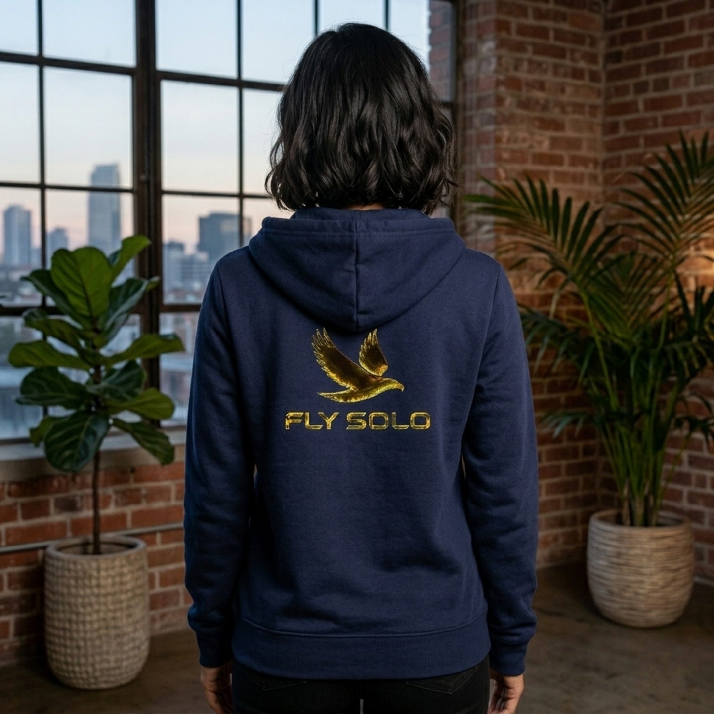 Unity in Solitude (01) "Fly Solo" | Unisex Zip Hoodie | 5 colors