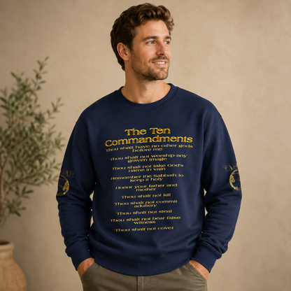 The Ten Commandments (01) | Unisex Heavy Blend Sweatshirt | 6 Colors