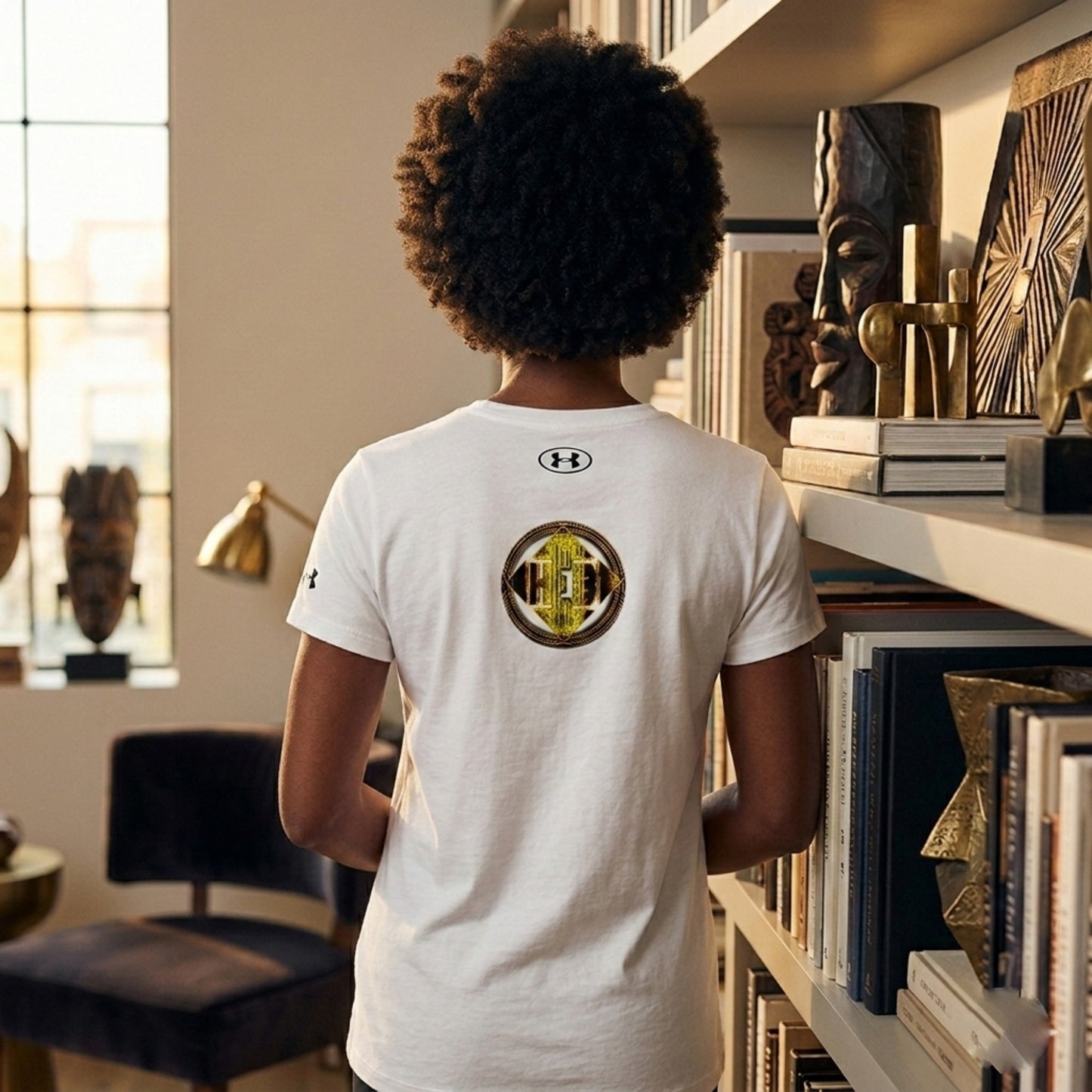 Hebrew World 02-01 Designer Under Armour Ladies Athletic 2.0 T-shirt (4 colors)