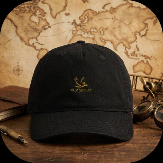 Unity in Solitude (01) "Fly Solo" | Organic Dad Cap | 6 colors