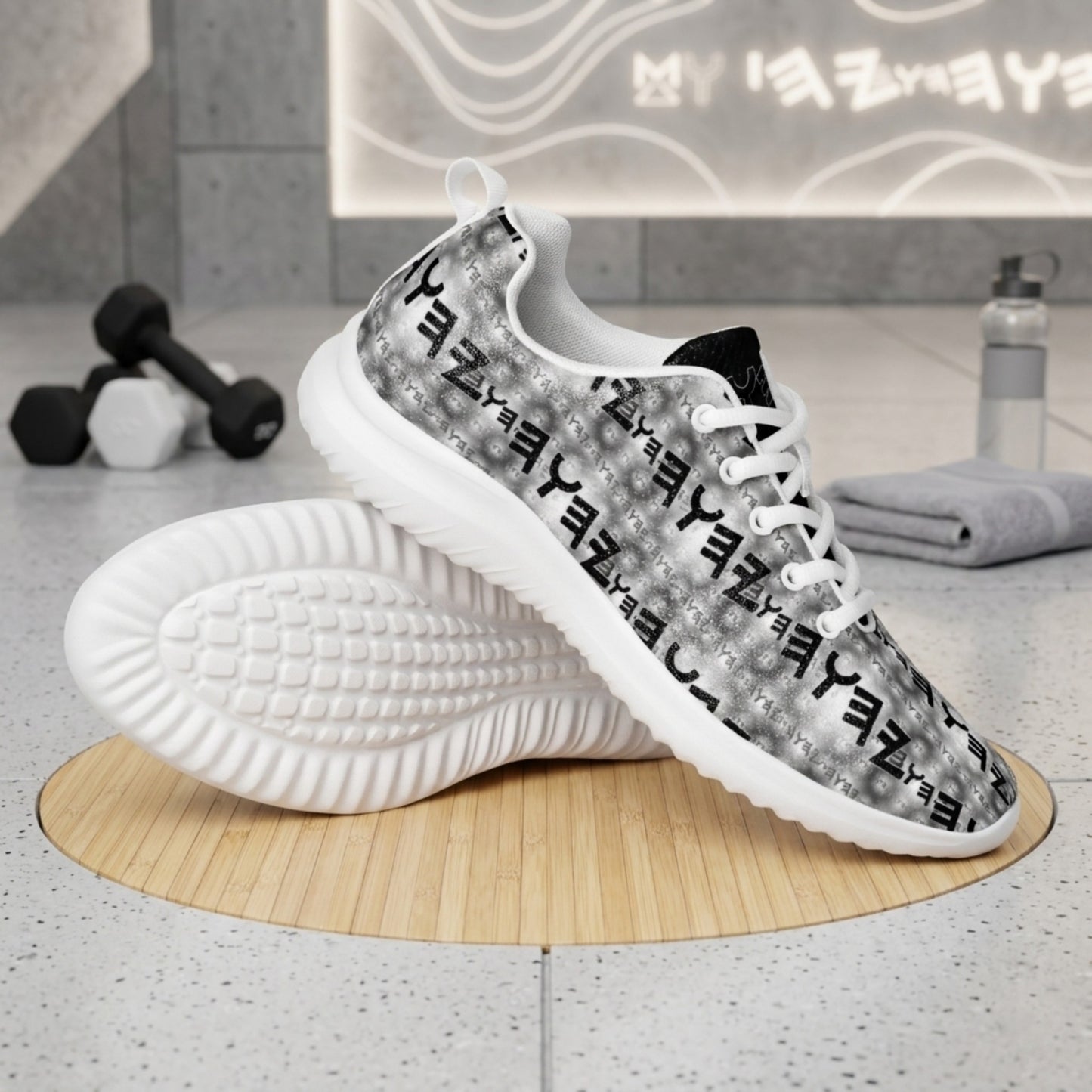 The Paleo-Phalanx Series (01-02): Seal of Storm | Men’s Athletic Sneakers | Black/White