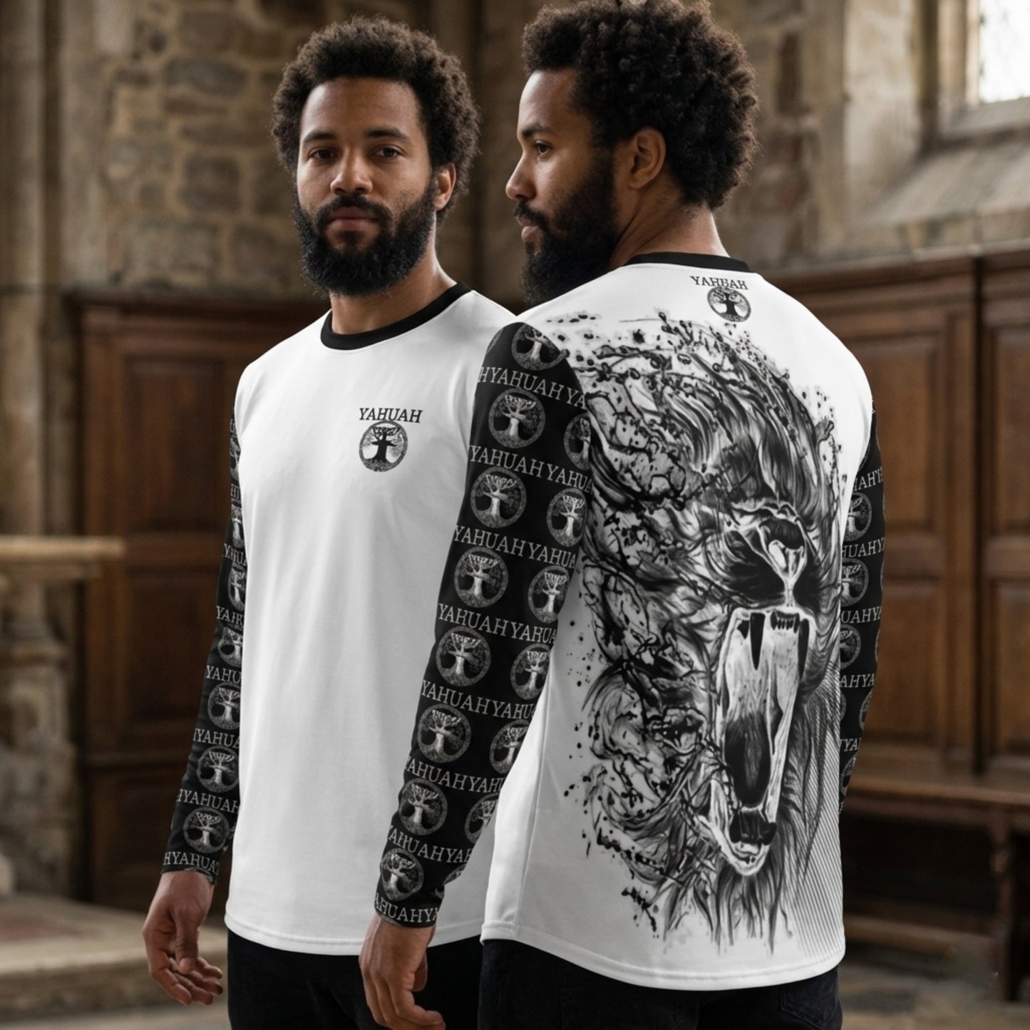 Yahuah: Tree of Life (02-05) - The Dualism Refined | Men's Long Sleeve Cotton Tee