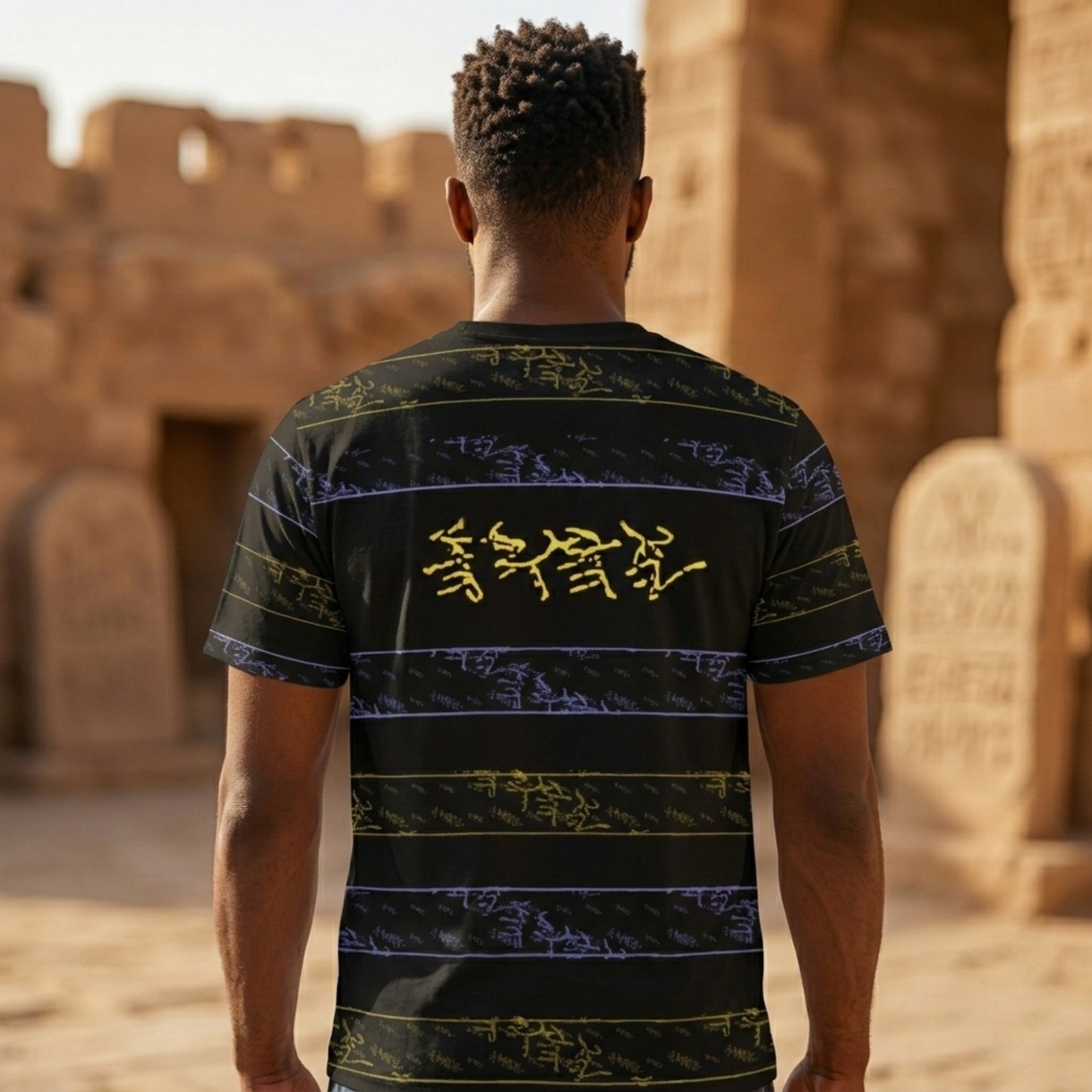 Yahuah-Name Above All Names 01-03 Purple+Blue Designer Unisex T-shirt