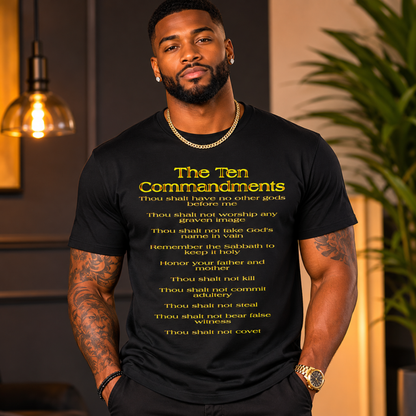 The Ten Commandments (01) | Men's ComfortSoft Tee | 3 colors
