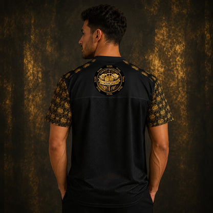 The Shield of Sovereign Defense | Boxy Football Jersey
