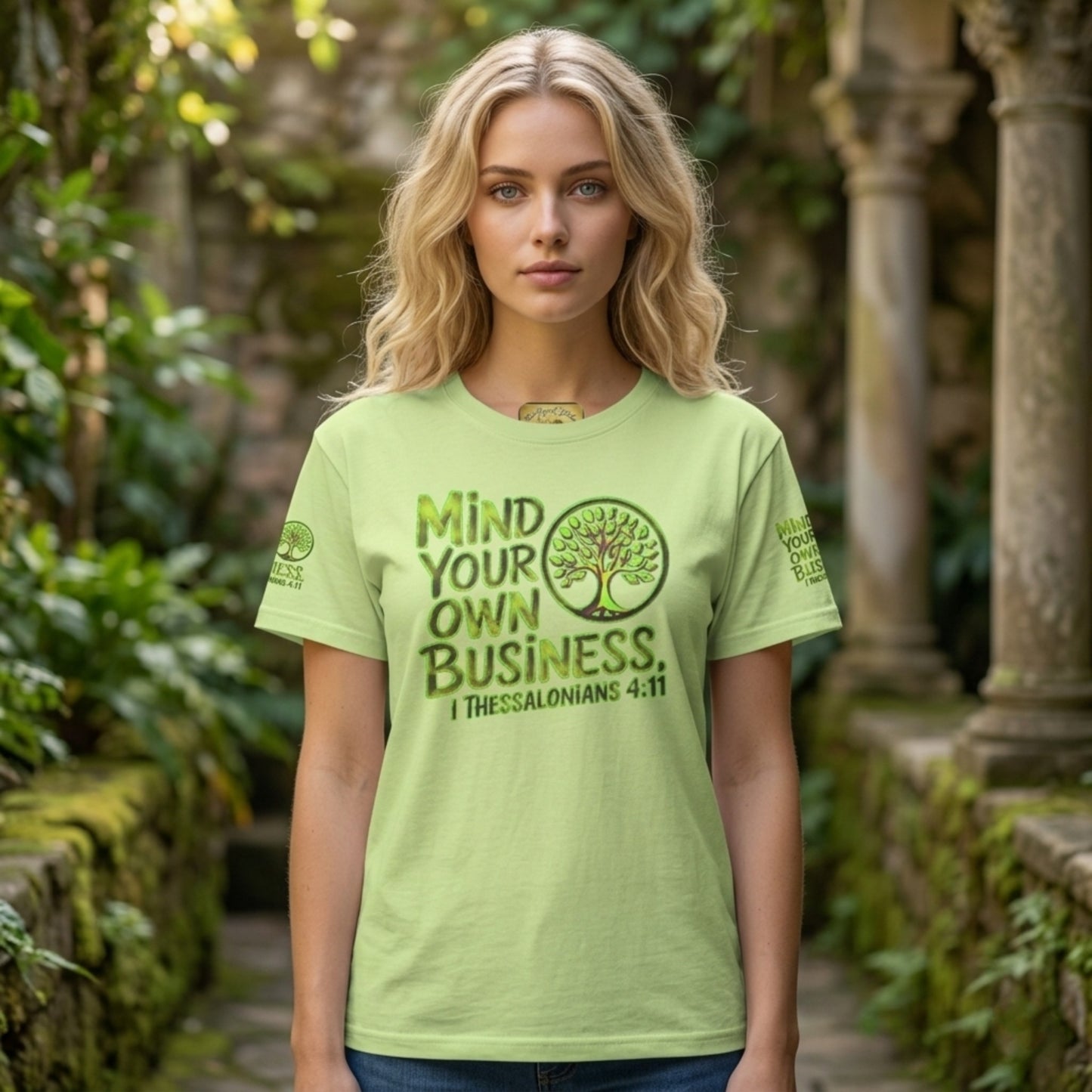 "Mind Your Own Business" (01-01) | Unisex Staple Tee | 5 colors