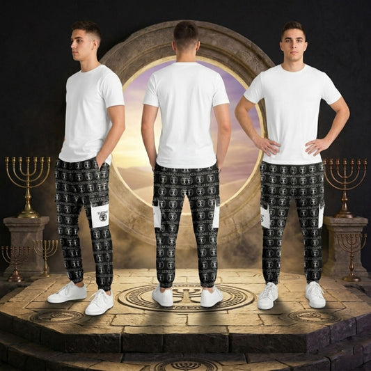 Yahuah: Tree of Life (02-05) - The Dualism Refined | Unisex Triblend Fleece Cargo Joggers