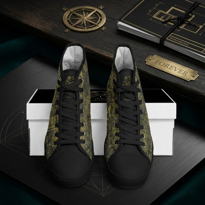 I AM HEBREW 03-01 Urban Peak Unisex High Top Canvas Sneakers