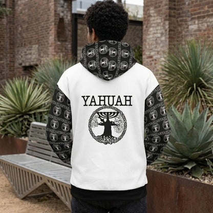 Yahuah: Tree of Life (02-05) - The Dualism Refined | Unisex Heavyweight Oversized Fleece Hoodie