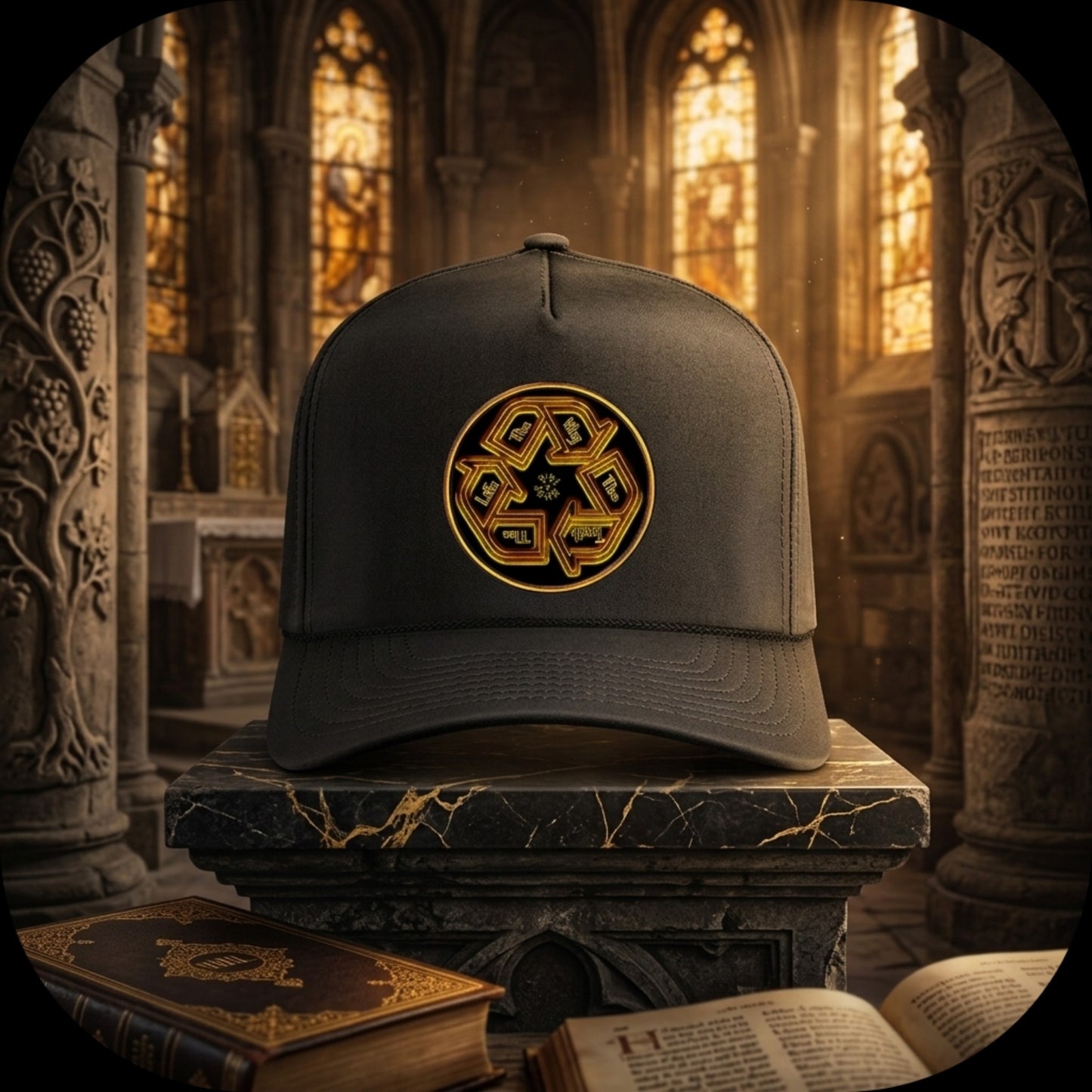Truth Illustrated 03-01 Designer Imperial Headwear Rope Cap (2 colors)