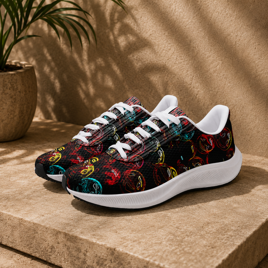 "Lighten Up" (01) | Unisex Mesh Tech Performance Running Shoes