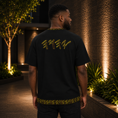 Paleo-Synthesis (01-01): Molten Kinetic Yahuah | Men's Tee