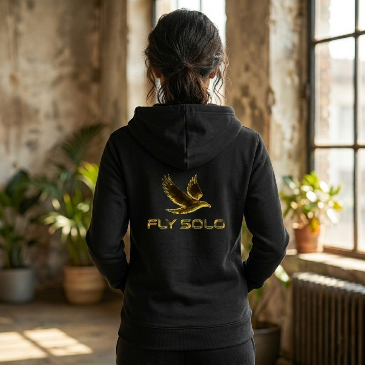 Unity in Solitude (01) "Fly Solo" | Unisex Zip Hoodie | 5 colors