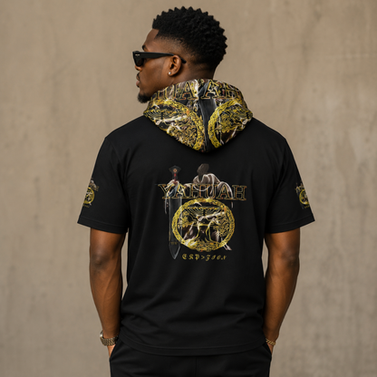 TRP Menorah Flex | Men's Premium Heavyweight Short Sleeve Hoodie