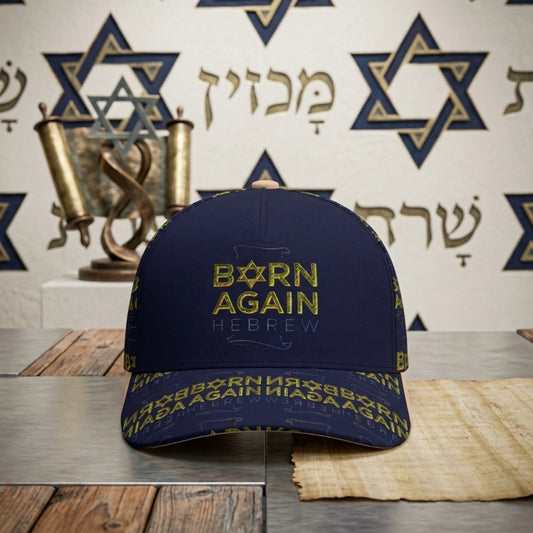 Born Again Hebrew 01-01 Designer Baseball Cap (4 styles)