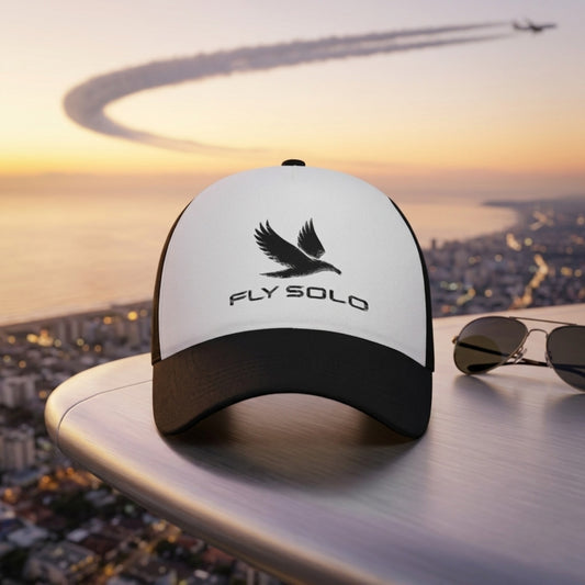 "Fly Solo" Night/Day | Women's Peaked Baseball Cap