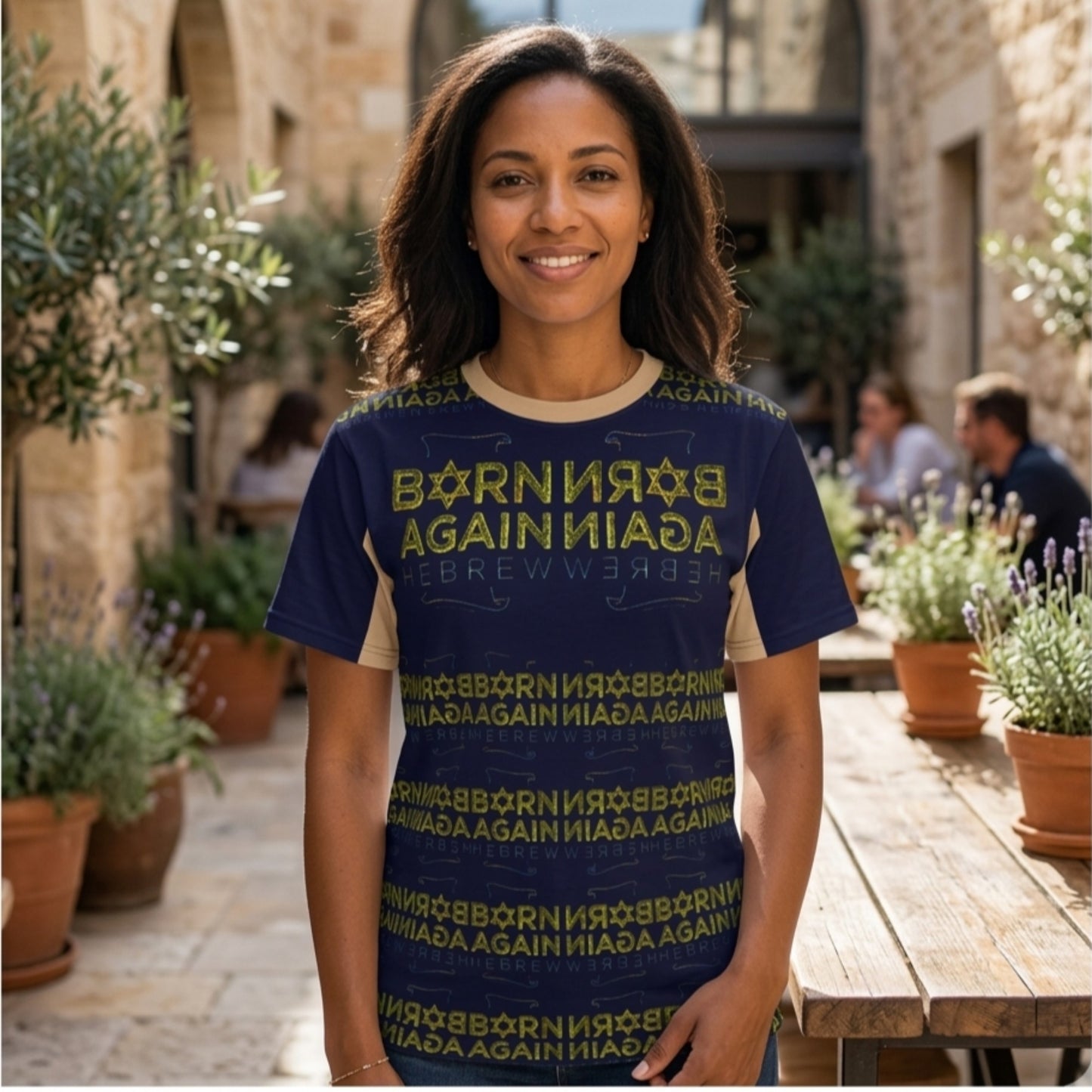 Born Again Hebrew 01-01 Designer Unisex T-shirt