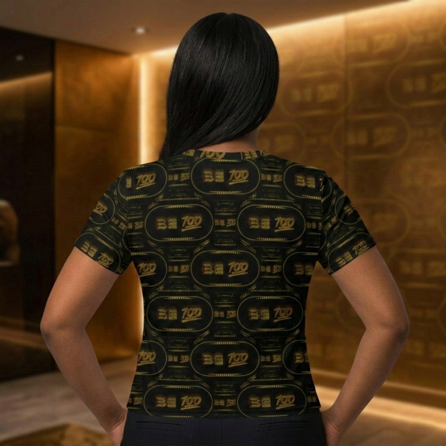 "Be 100" (01) | Women's Cotton Blend Tee