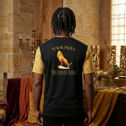 Yahusha-El León de Judá 01 Camiseta de jersey de diseñador para hombre 