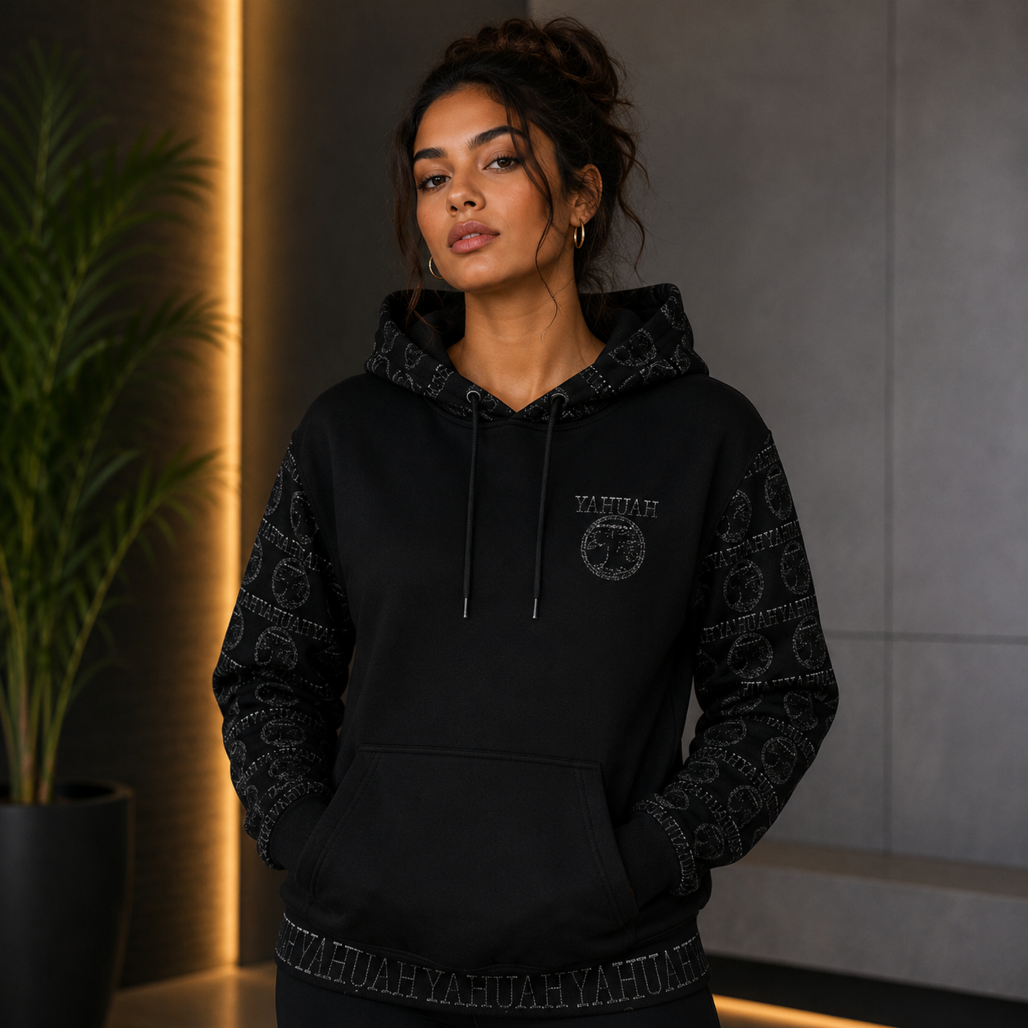 Yahuah: Tree of Life (02-04) - The Etched Testimony | Unisex Cotton Hoodie