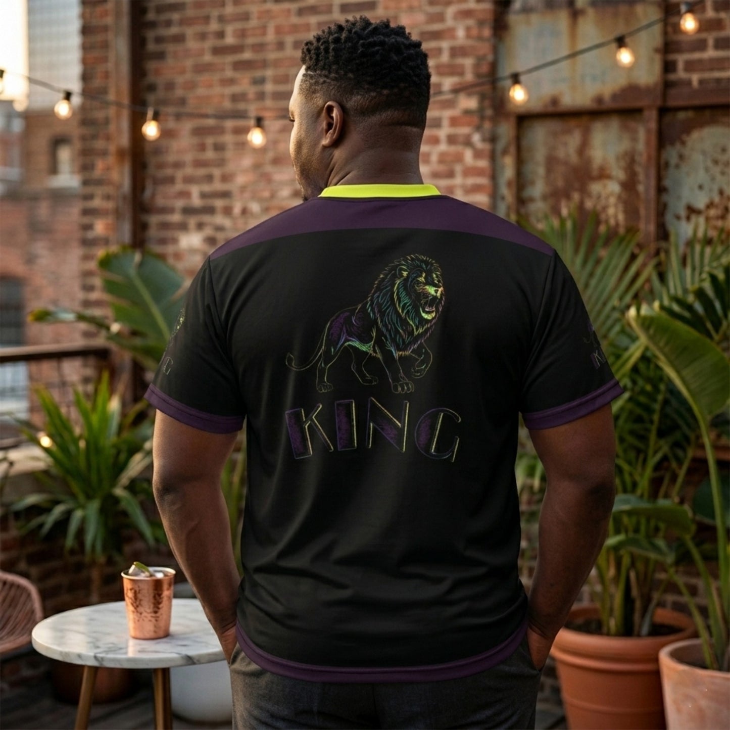 KING 01-01 Men's Designer Plus Size T-shirt