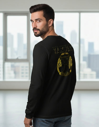 Ten Commandments 01 Designer Comfort Colors Men's Garment-dyed Long Sleeve T-shirt (4 colors)