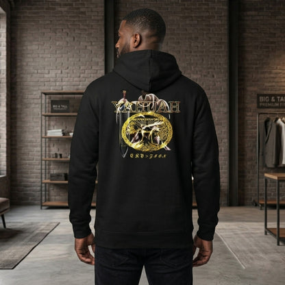 Yahuah-Name Above All Names 03-02 Royal Designer Sport-Tek Men's Tall  Hoodie
