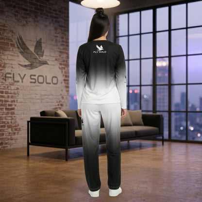 "Fly Solo" Night/Day | Women's Lounge Tee and Joggers
