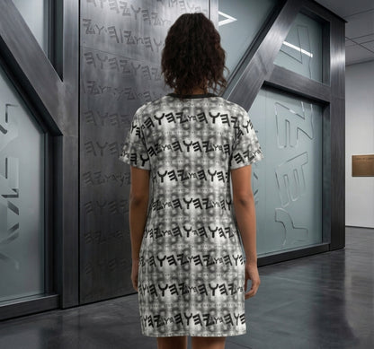 Most High God - Yahuah 01-01 Black Designer T-shirt Dress