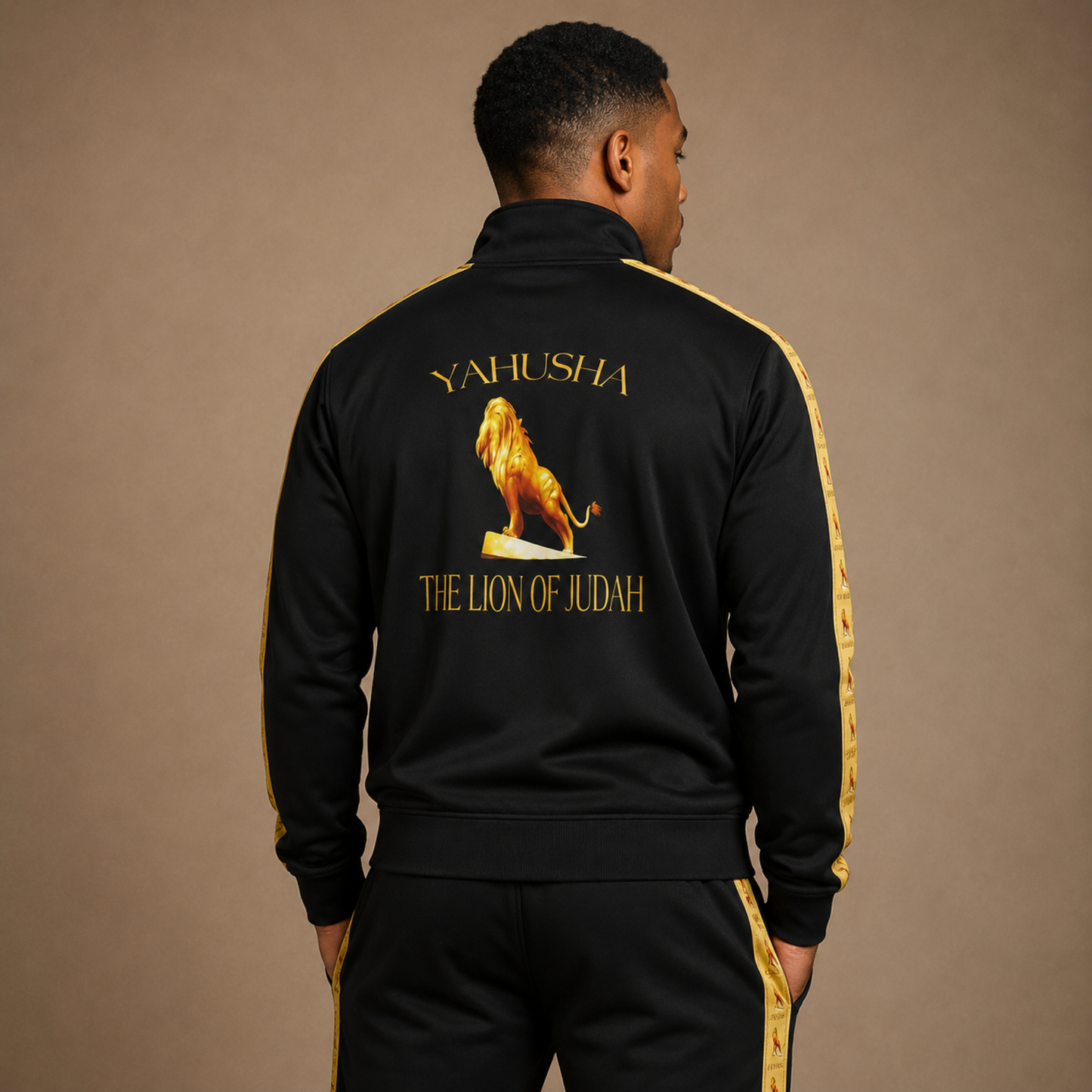 Yahusha-El León de Judá 01 Chaqueta deportiva de diseñador para hombre 