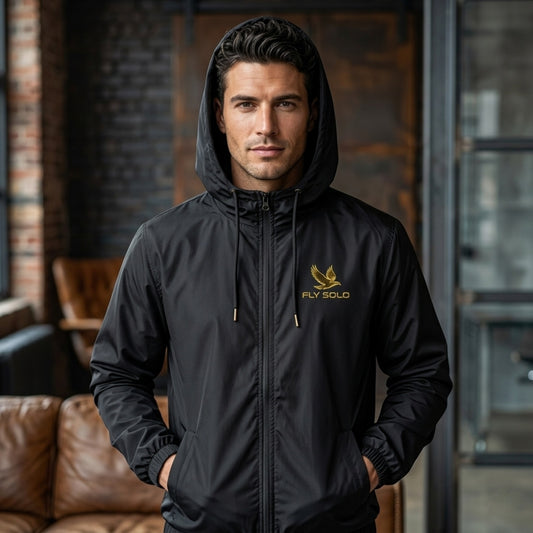 Unity in Solitude (01) "Fly Solo" | Unisex Lightweight Windbreaker | 3 colors